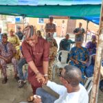 Condolence Visit to Hon. Yahaya Lateef, Commissioner II of the Lagos State Civil Service Commission