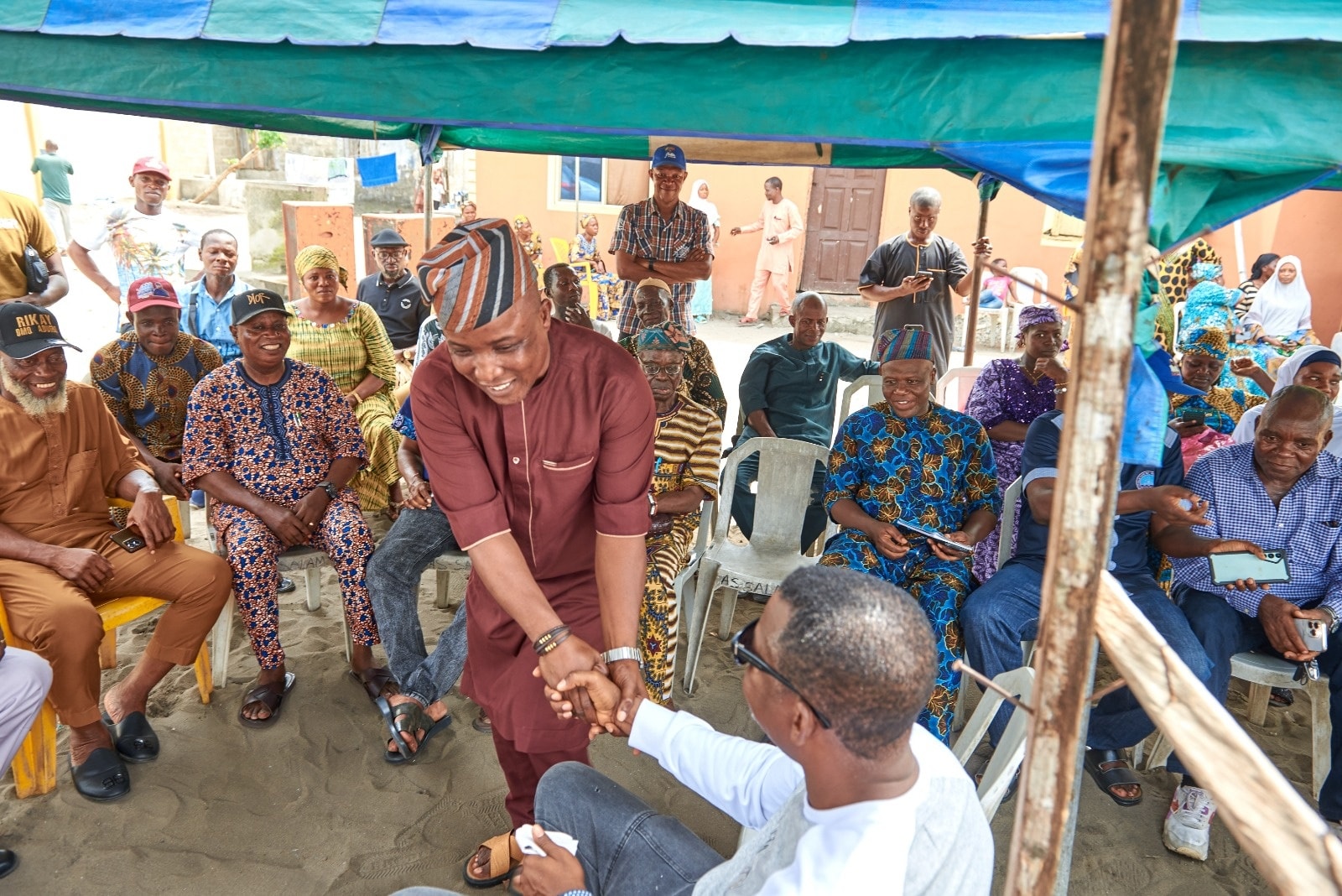 Condolence Visit to Hon. Yahaya Lateef