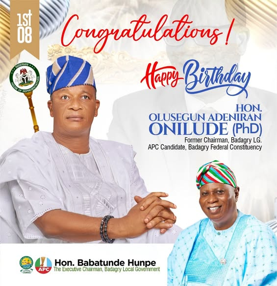 Hon. Olusegun Adeniran Onilude_Birthday2026