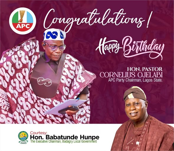 Hon. Pastor Cornelius Ojelabi