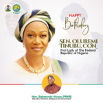 𝐇𝐀𝐏𝐏𝐘 𝐁𝐈𝐑𝐓𝐇𝐃𝐀𝐘 𝐓𝐎 𝐎𝐔𝐑 𝐐𝐔𝐈𝐍𝐓𝐄𝐒𝐒𝐄𝐍𝐓𝐈𝐀𝐋 𝐅𝐈𝐑𝐒𝐓 𝐋𝐀𝐃𝐘, 𝐒𝐄𝐍𝐀𝐓𝐎𝐑 𝐎𝐋𝐔𝐑𝐄𝐌𝐈 𝐓𝐈𝐍𝐔𝐁𝐔, 𝐂𝐎𝐍