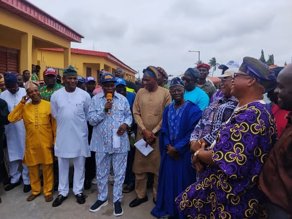 The Executive Chairman Of Badagry Local Government, Hon. Babatunde Hunpe unveiled projects