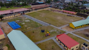 The Honourable Commissioner for Basic and Secondary Education has commissioned facilities